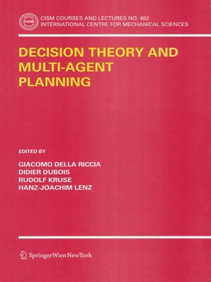 cover image of Decision Theory and Multi-Agent Planning